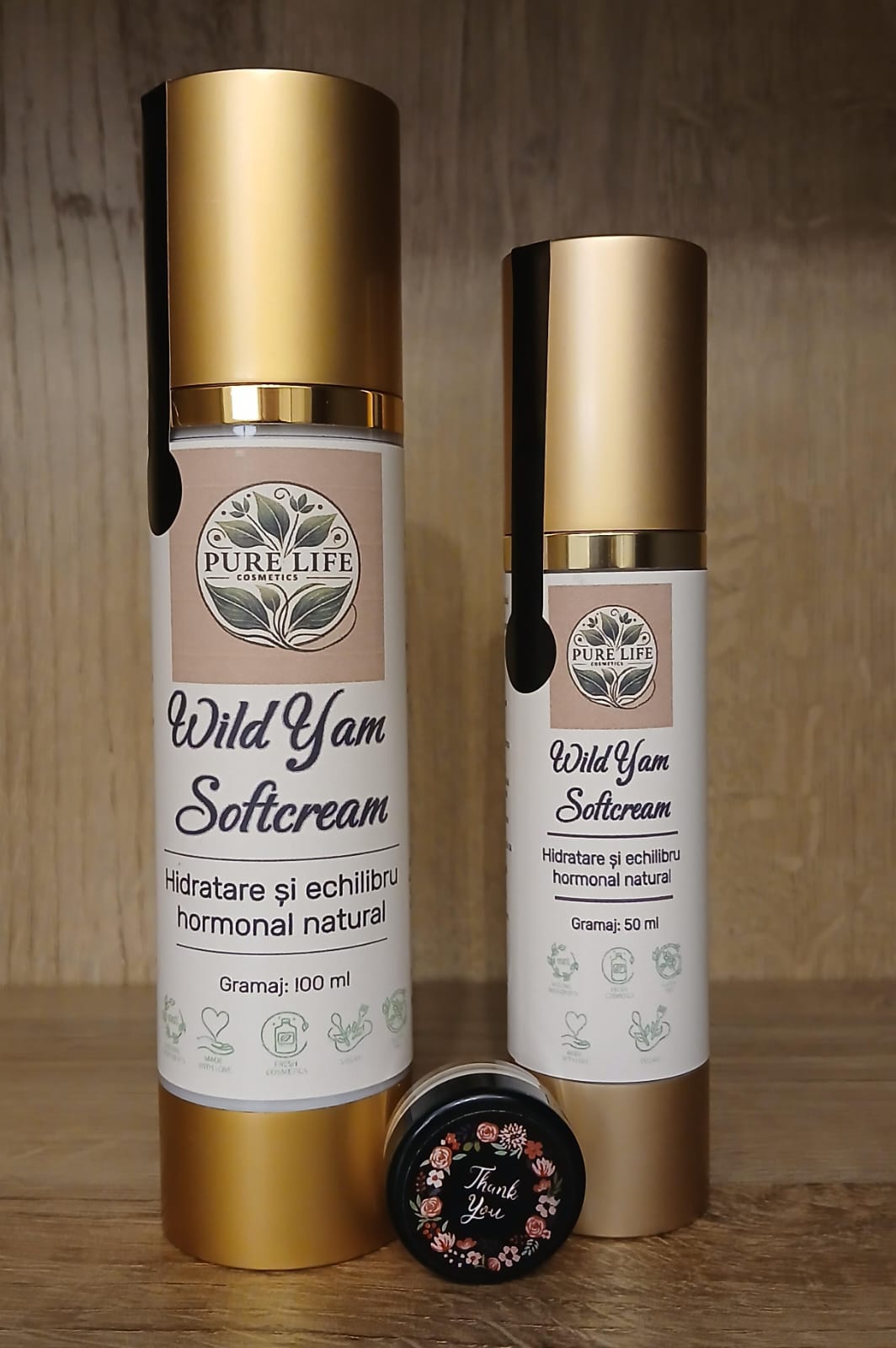 Wild Yam Softcream - Cremă Naturală cu Yam Mexican – Echilibru hormonal & hidratare blândă