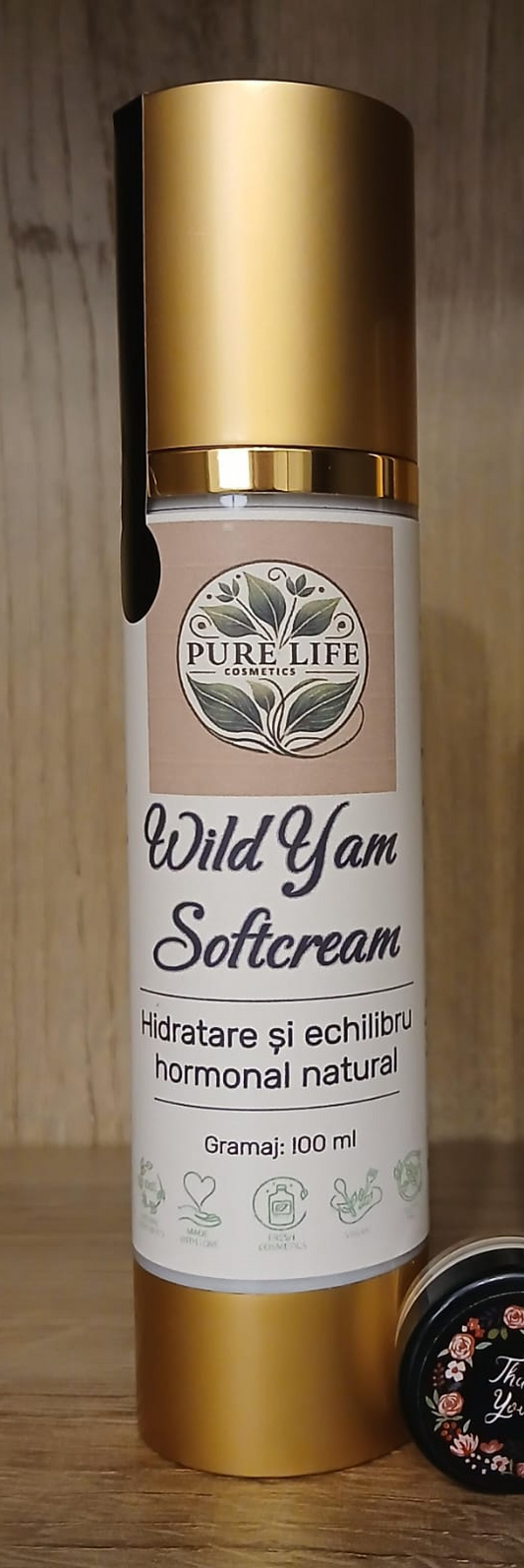 Wild Yam Softcream - Cremă Naturală cu Yam Mexican – Echilibru hormonal & hidratare blândă