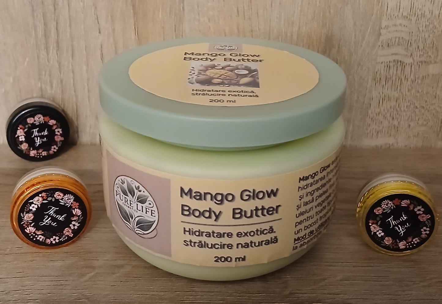 Mango Glow – Unt de corp hidratant tropical 200 ml
