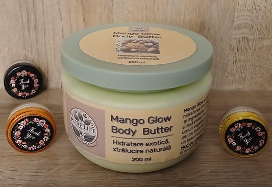 Mango Glow – Unt de corp hidratant tropical 200 ml
