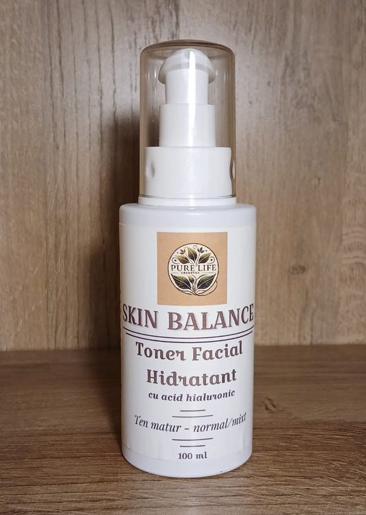 Toner facial hidratant cu acid hialuronic - ten matur, normal/mixt, 100 ml